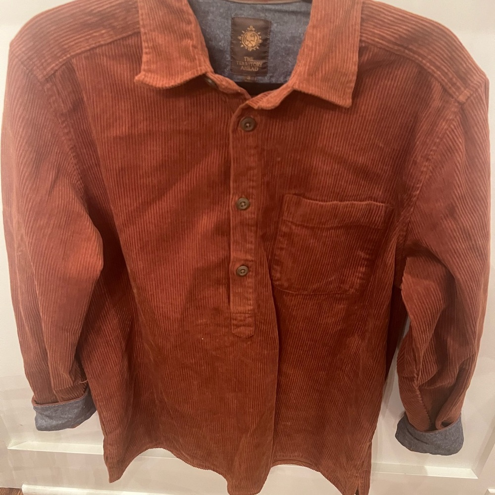 Corduroy Button-Up Shirt